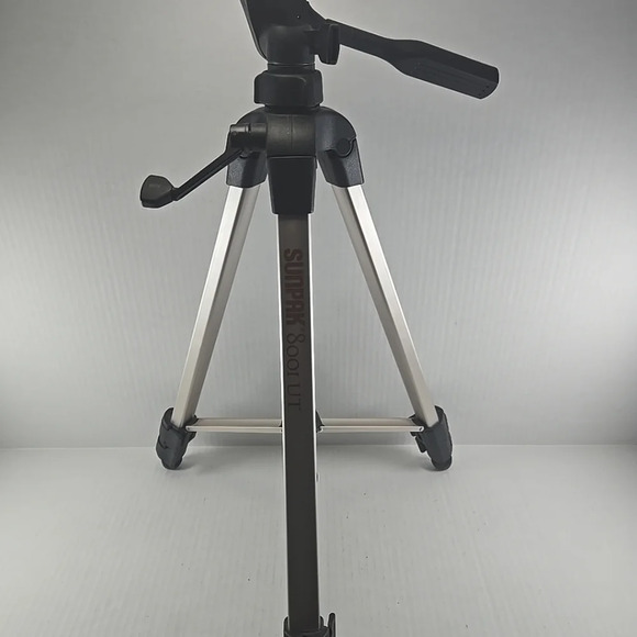 Sunpak 8001 UT Video Camera 3 Way Pan Tilt Head Tripod 60" 2.8lbs Carrying Case - Picture 5 of 6